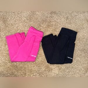 Carhartt Kids' Leggings Set - Hot Pink and Black